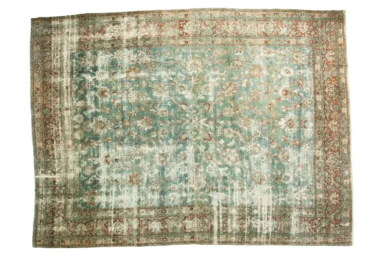 10x13 Vintage Kerman Carpet