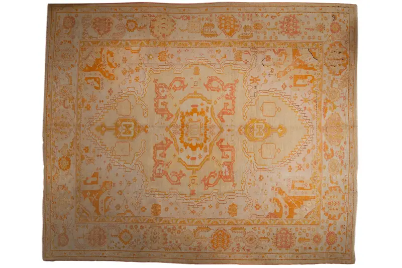 11x13.5 Antique Oushak Carpet