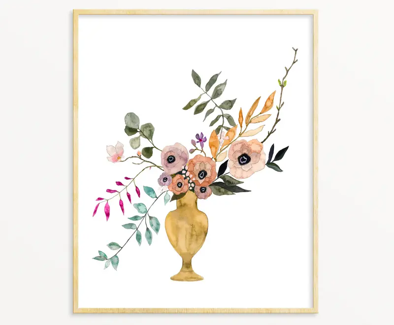 12x12 Snoogs & Wilde Art Arrangement #1 Print