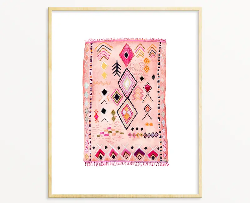 12x12 Snoogs & Wilde Art Rug #11 Print