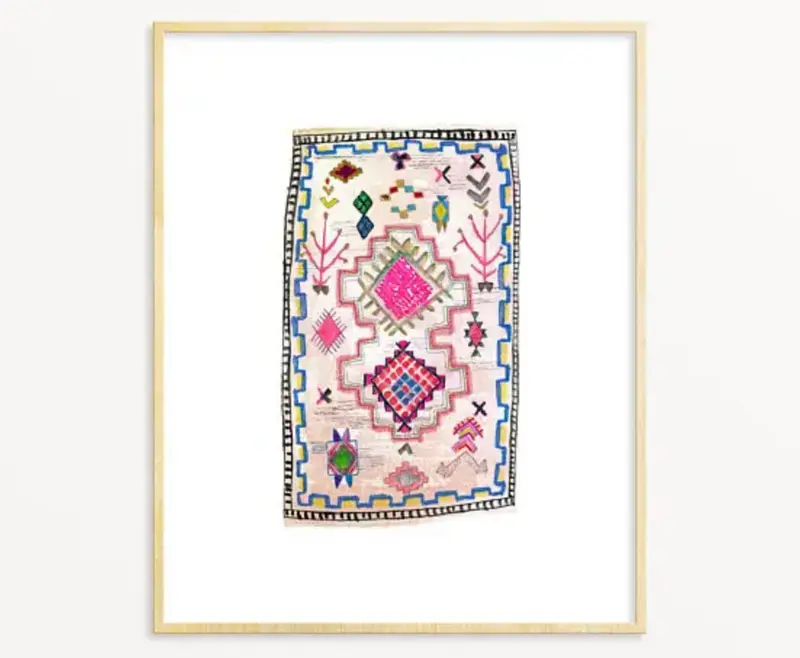 12x12 Snoogs & Wilde Art Rug #9 Print
