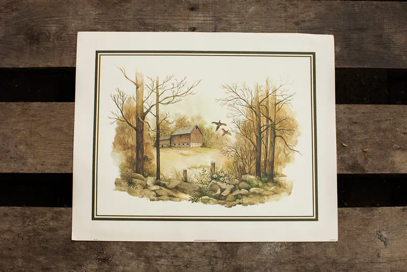 1979 Massa Landscape Lithograph