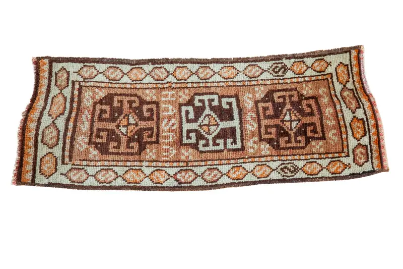 1x3.5 Vintage Oushak Rug Mat Runner