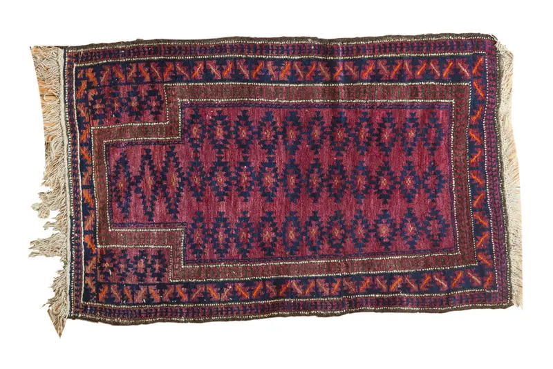 2.5x4 Vintage Belouch Rug
