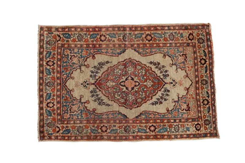 2x3 Antique Tabriz Rug Mat
