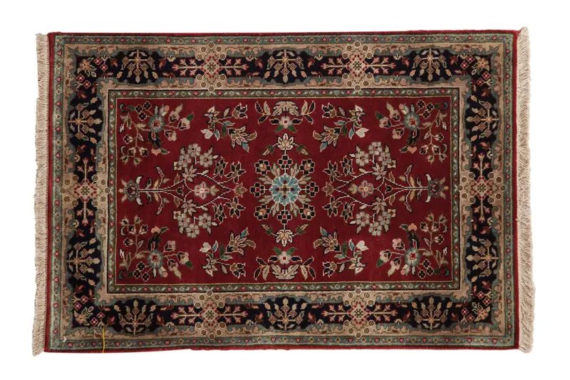 2x3 Indian Sarouk Design Rug Mat