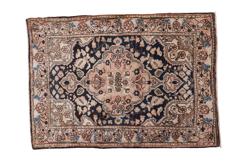 2x3 Vintage Sarouk Rug Mat