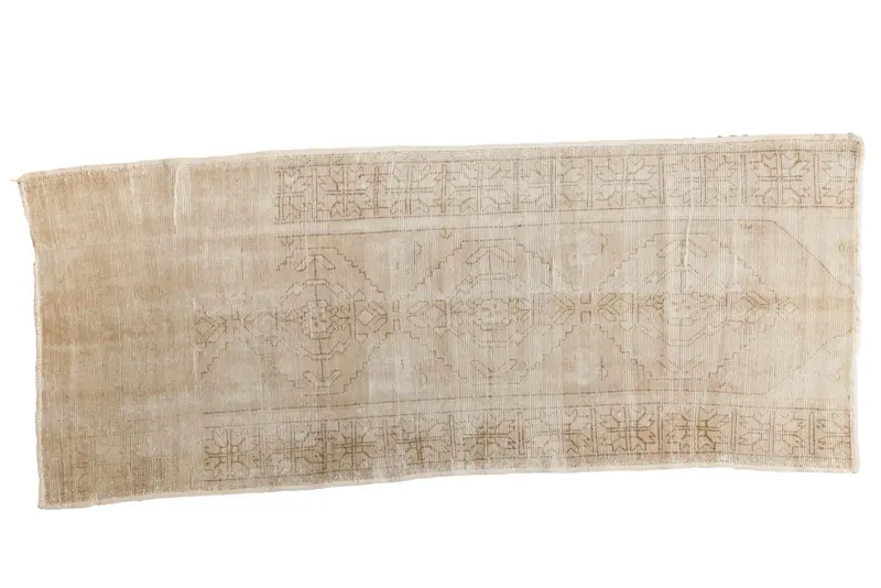 2x7.5 Vintage Distressed Oushak Rug Runner