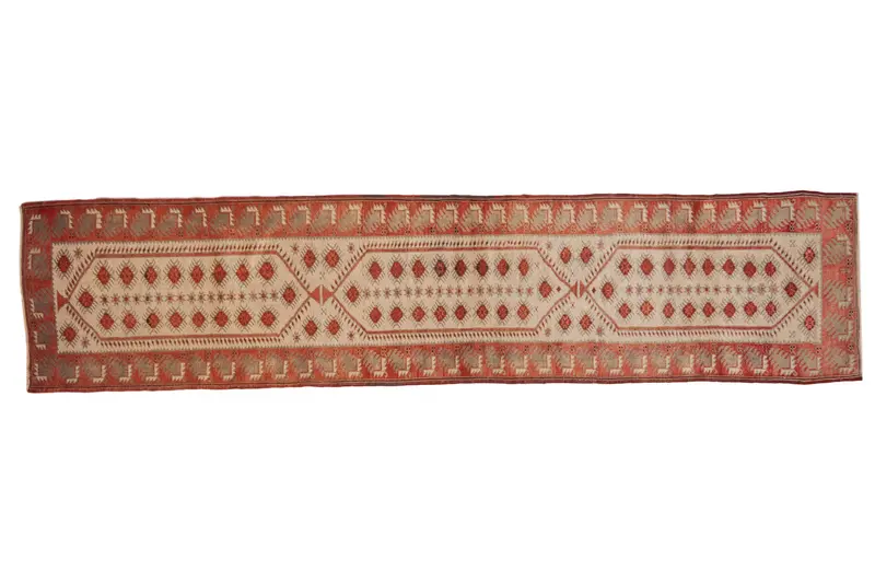 2x9 Vintage Distressed Oushak Rug Runner