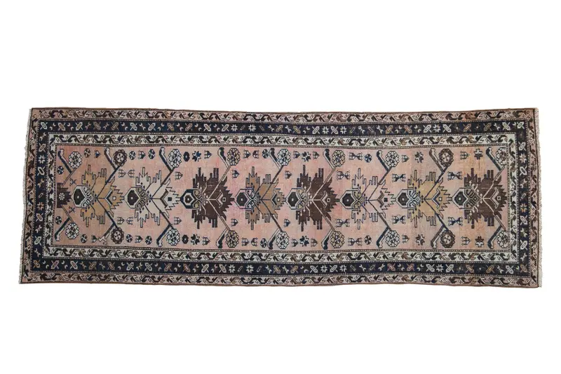 3.5x10 Vintage Hamadan Rug Runner