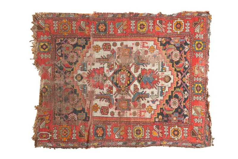 3.5x4.5 Antique Malayer Square Rug