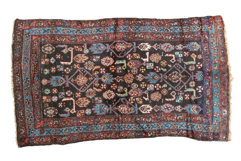 3.5x6 Antique Kurdish Rug