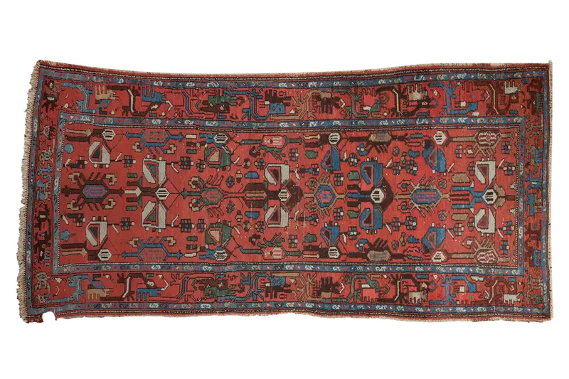 3.5x7 Vintage Borchalou Rug Runner