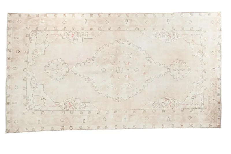 3.5x7 Vintage Oushak Rug Runner