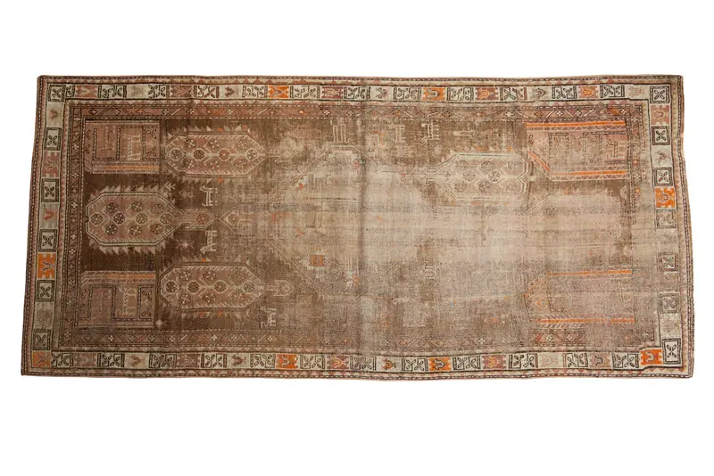3.5x8 Distressed Caucasian Runner