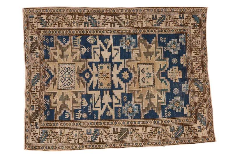 3x4 Antique Shirvan Square Rug