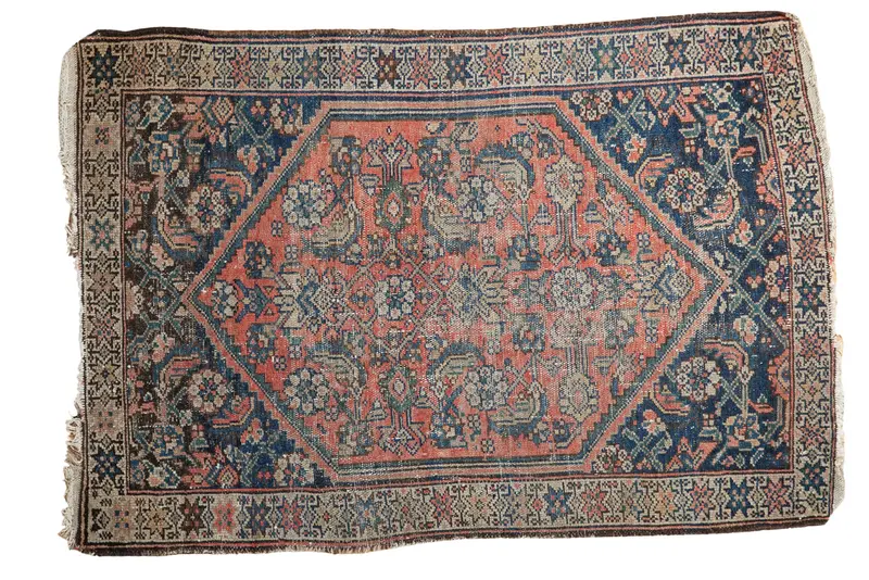 3x4 Distressed Antique Malayer Square Rug