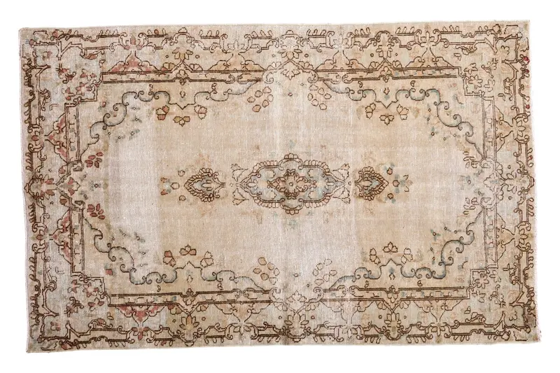 3x5 Distressed Persian Kerman Rug