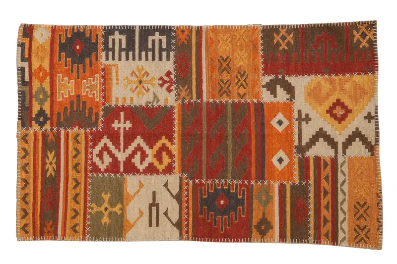3x5 New Patchwork Kilim Rug