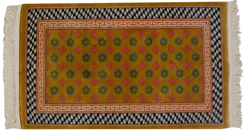 3x5 Vintage Art Deco Rug