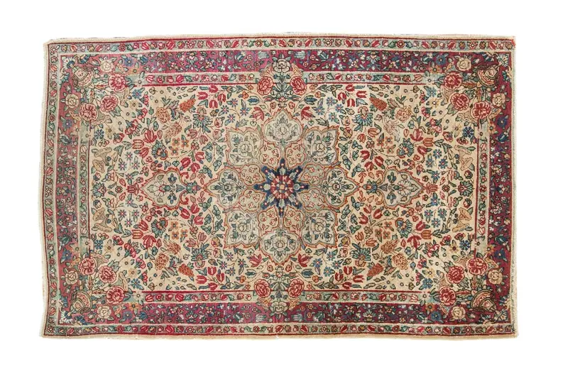 3x5 Vintage Kerman Rug