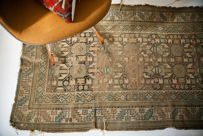 3x6 Antique Caucasian Rug Runner