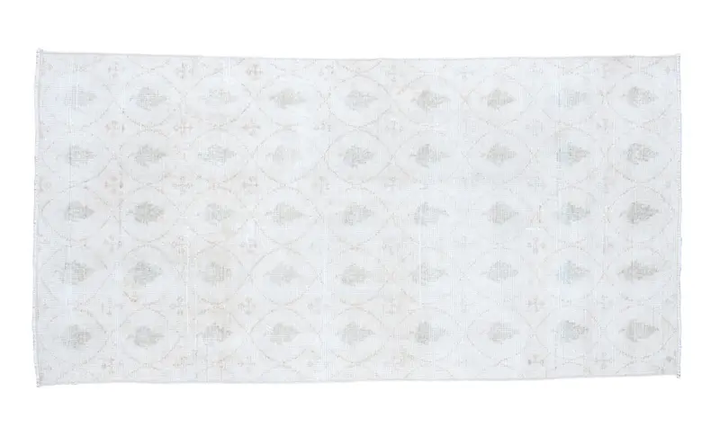 3x6 Distressed Modern Oushak Rug Runner