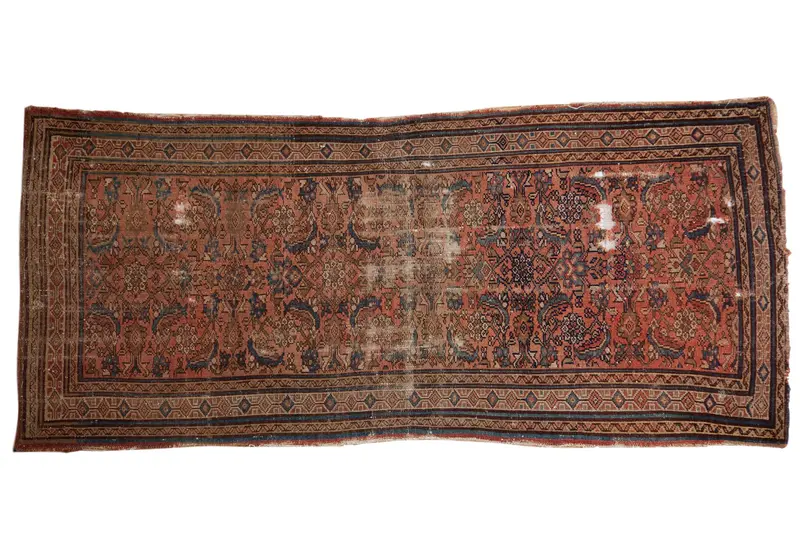 3x7 Vintage Hamadan Rug Runner