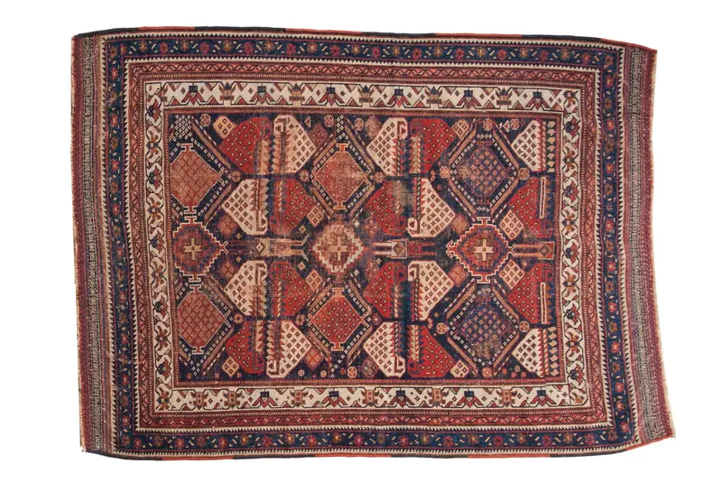 4.5x6 Antique Afshar Rug