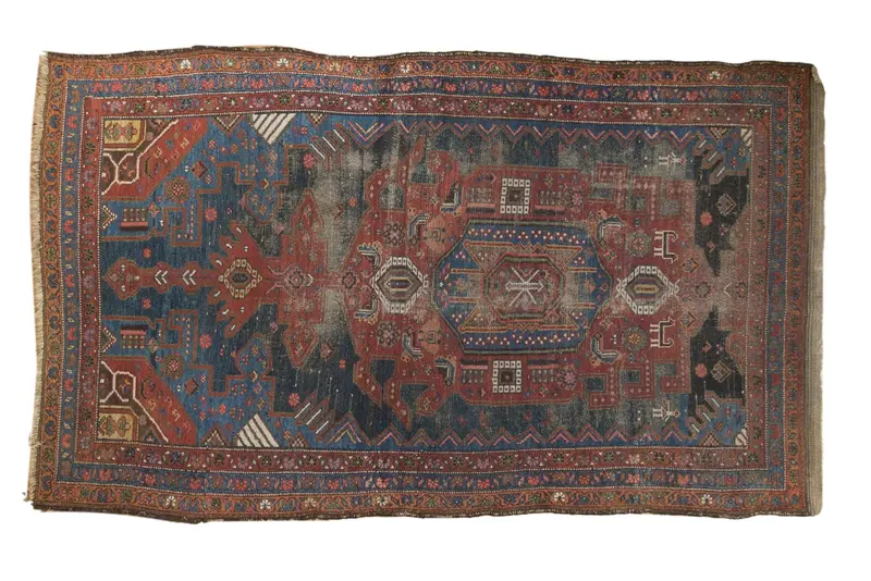 4.5x8 Antique Hamadan Rug
