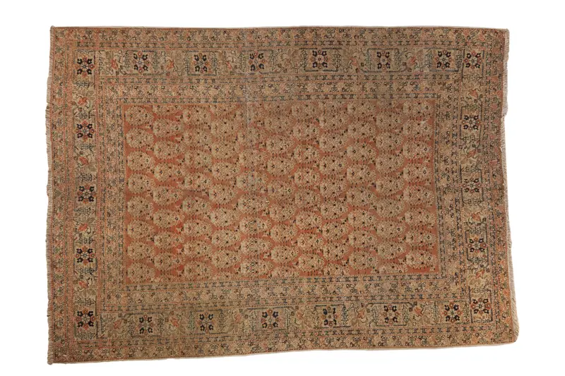 4x5.5 Antique Fine Tabriz Rug