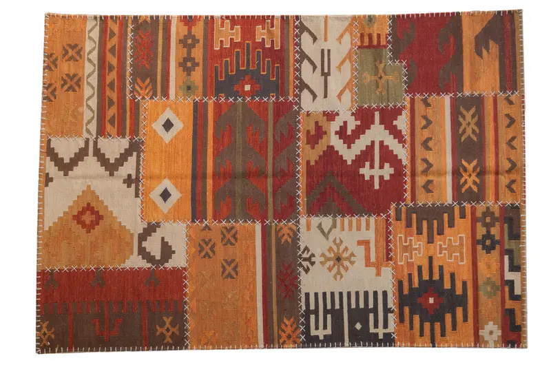 4x6 New Patchwork Kilim Rug