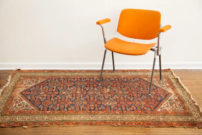4x6 Tattered Tribal Rug