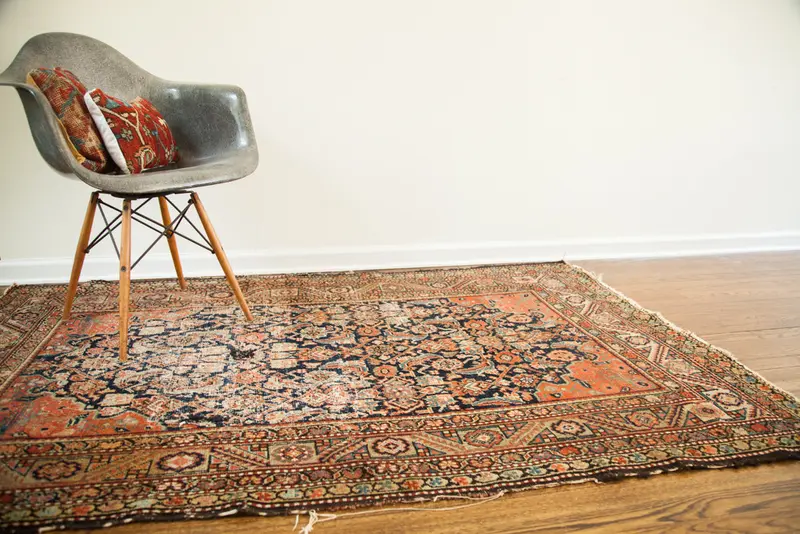 4x7 Antique Worn Feraghan Rug