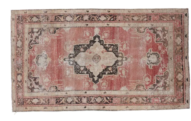 4x7 Distressed Oushak Rug