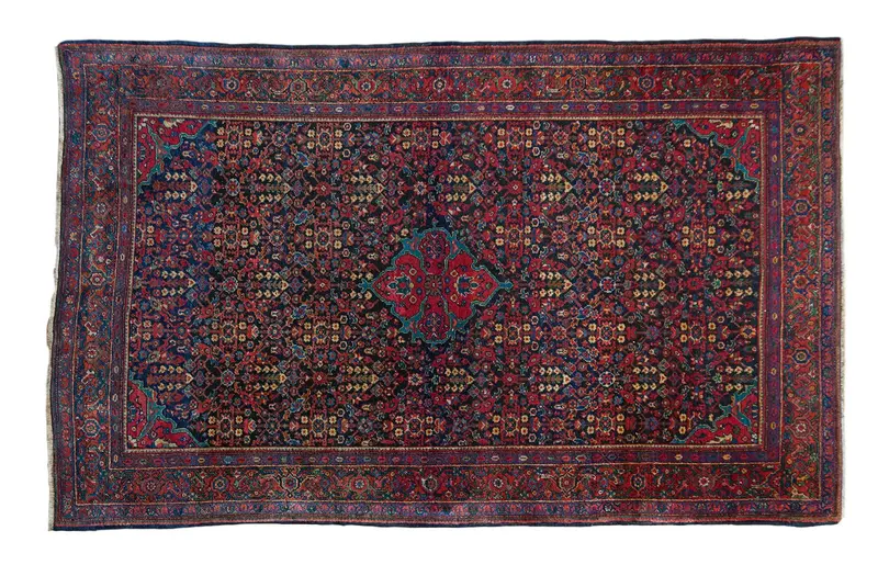 4x7 Vintage Sarouk Rug