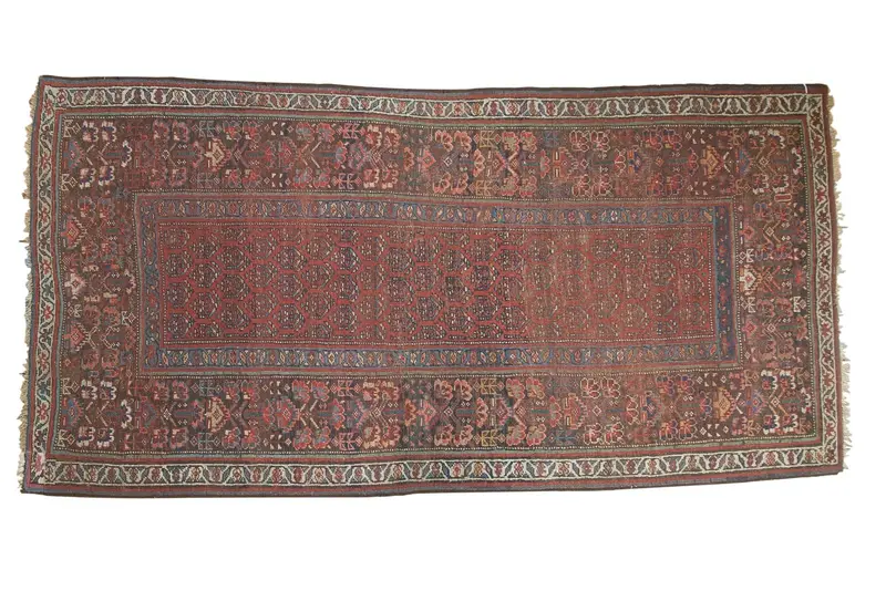 4x8 Antique Kurdish Rug Runner