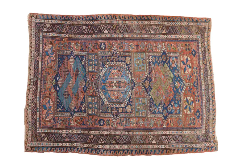 5.5x8 Antique Soumac Carpet