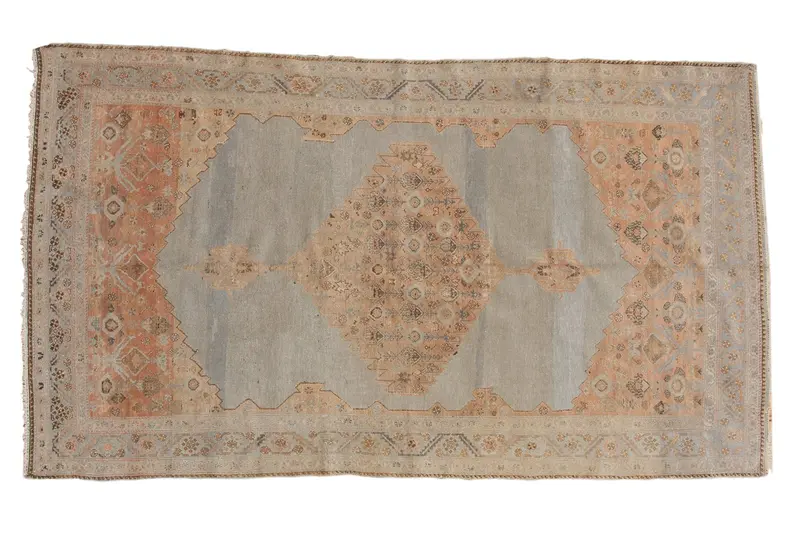 5.5x9.5 Vintage Distressed Malayer Carpet