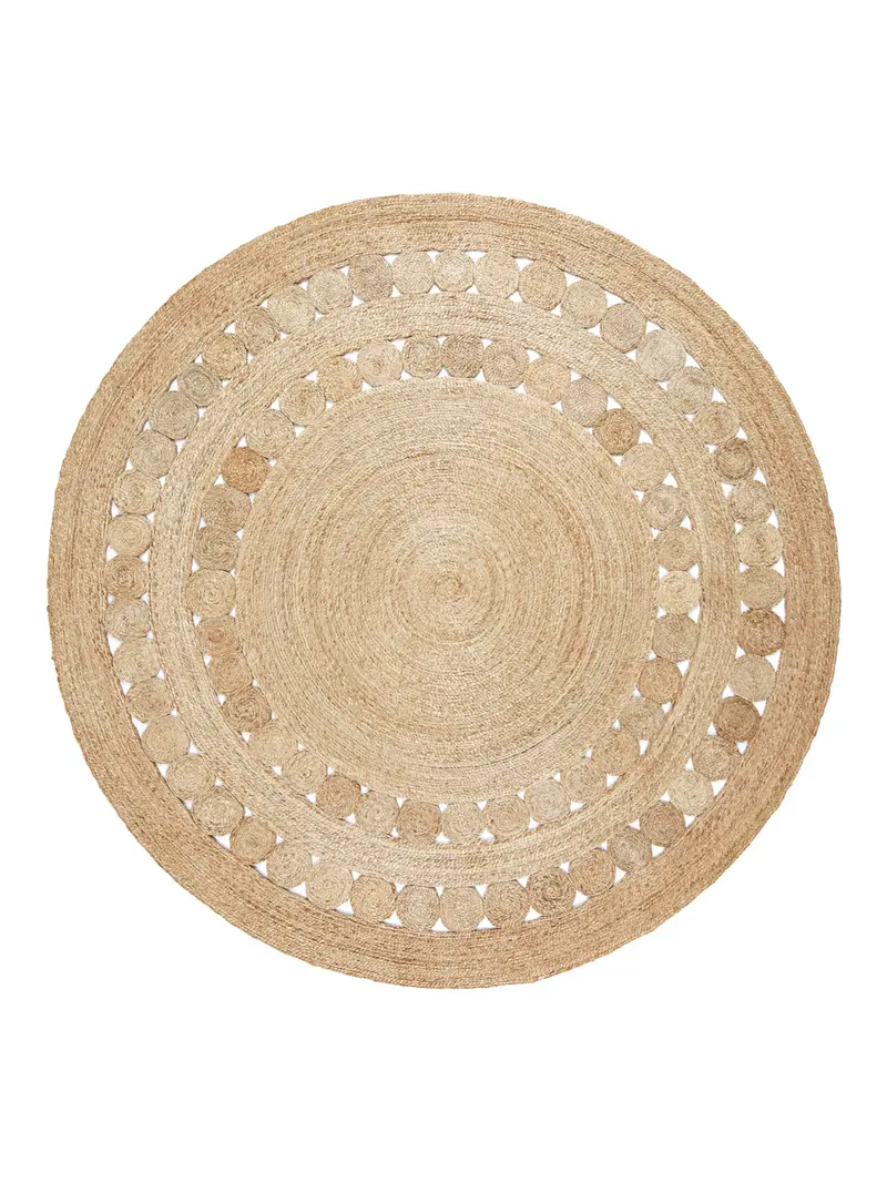 5' Round Hemp Rug