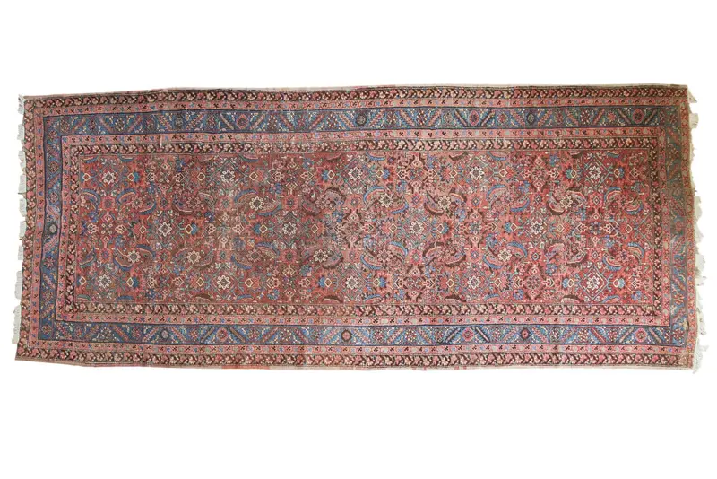5x13 Antique Persian Bakshaish Rug