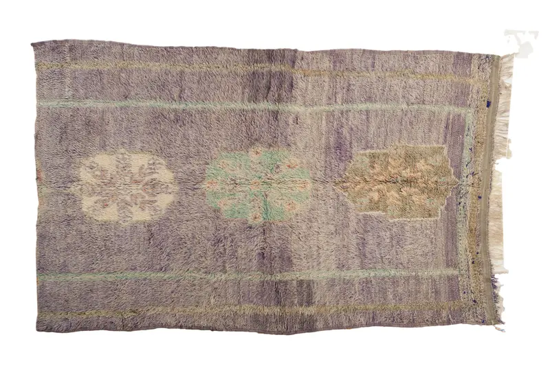 5x7.5 Vintage Fragment Moroccan Rug