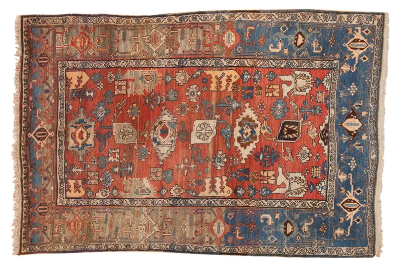 5x7 Vintage Bijar Rug