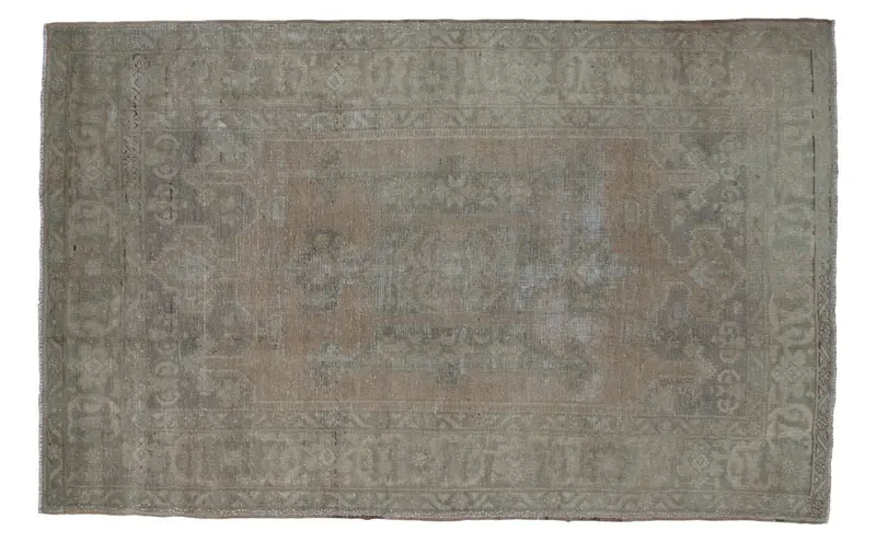 5x8 Distressed Oushak Carpet