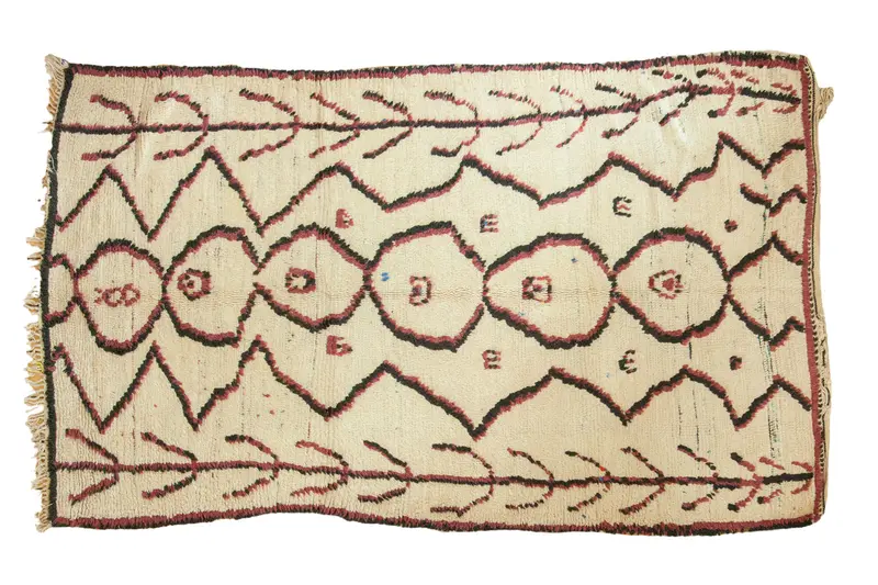 5x8 Vintage Moroccan Carpet