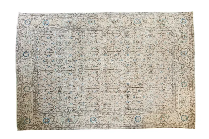6.5x10 Distressed Oushak Carpet