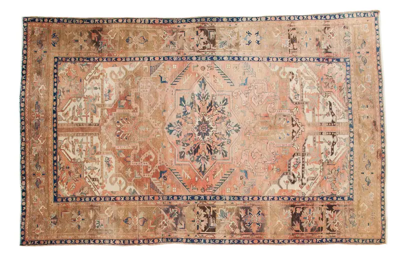 6.5x10 Vintage Kars Carpet