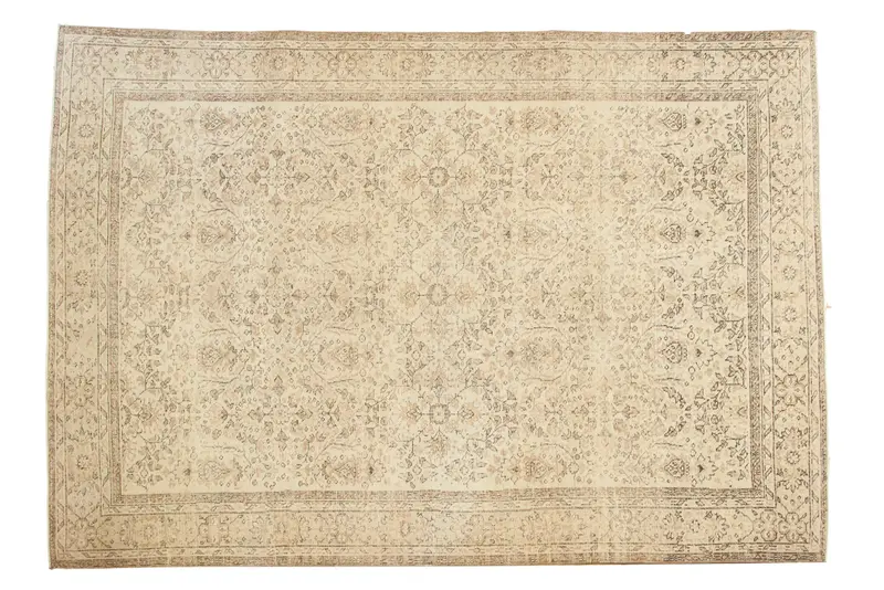 6.5x10 Vintage Oushak Carpet