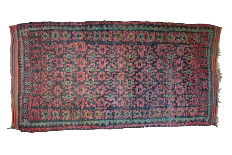 6.5x12.5 Vintage Moroccan Rug Runner