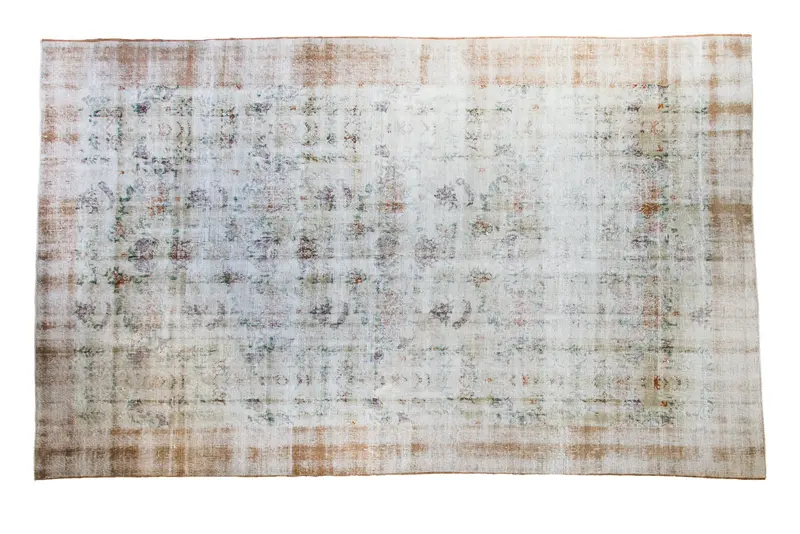 6x10 Distressed Oushak Carpet